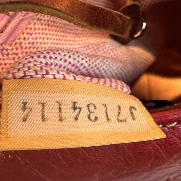 Dooney & Bourke Cherry Red Leather Hobo Shoulder Bag - Picture 10 of 15